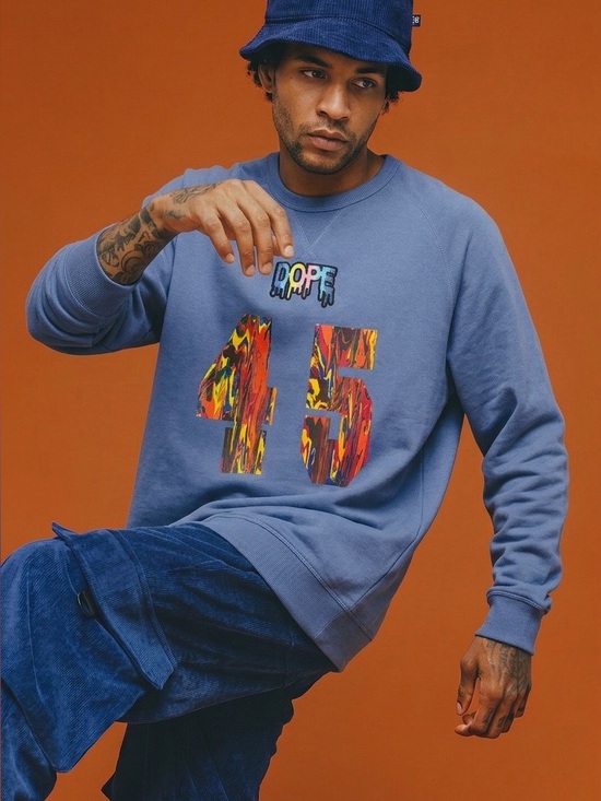 Komplexexpression Other - DOPE 45 Terry Sweater “Oozing Drip” Size XXL